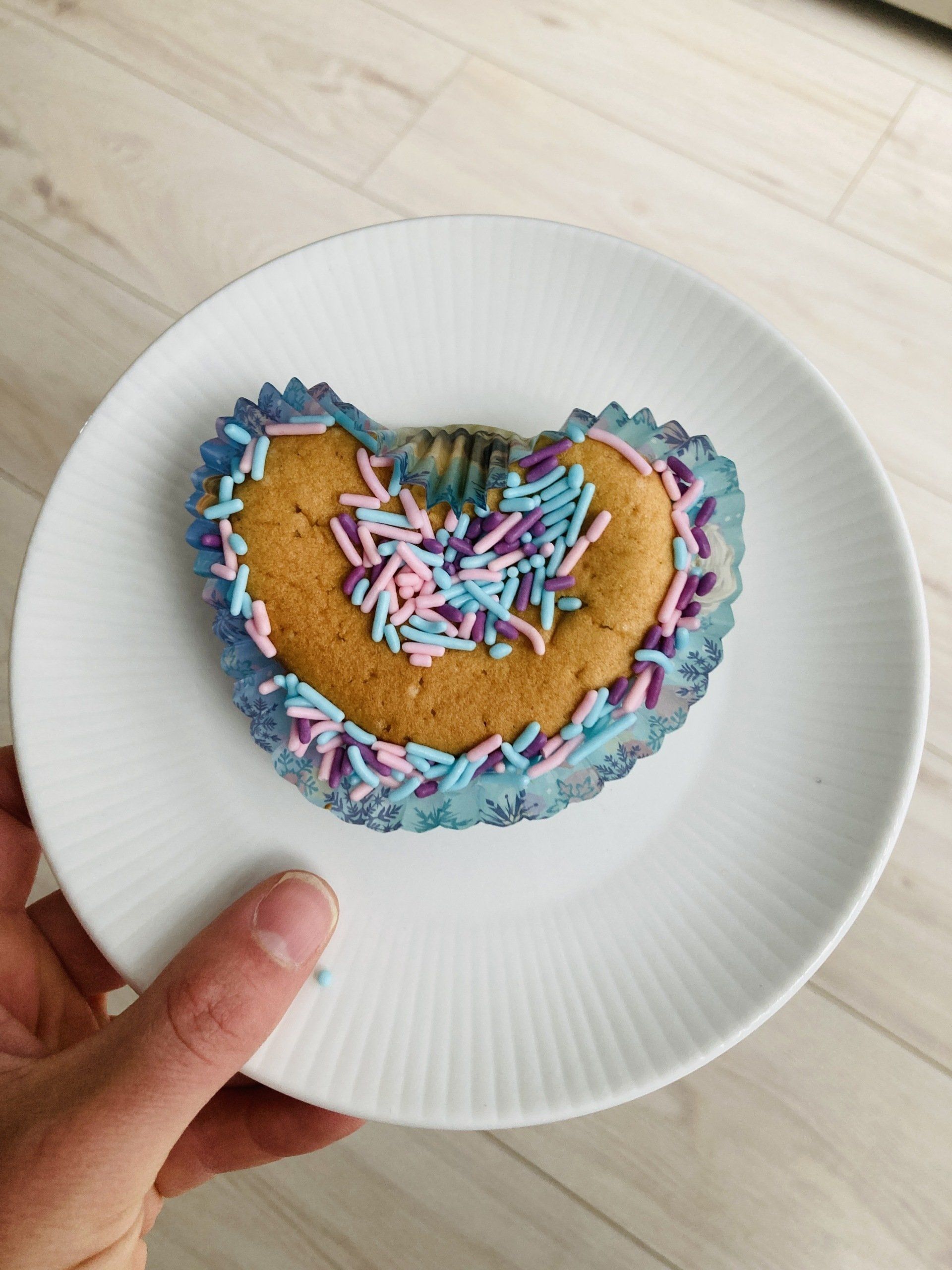 cupcake hartjes