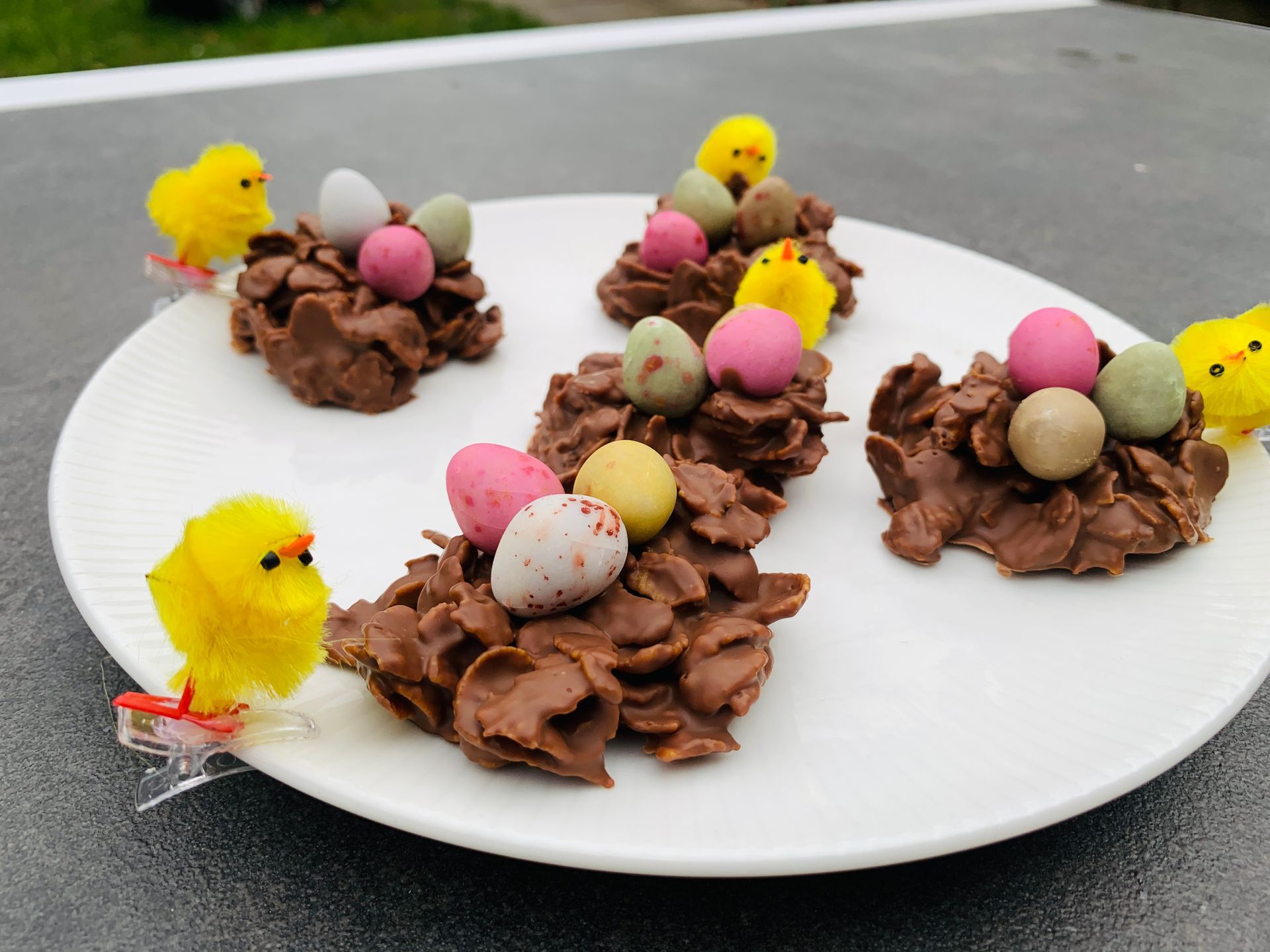 Recept; Chocolade vogel nestjes