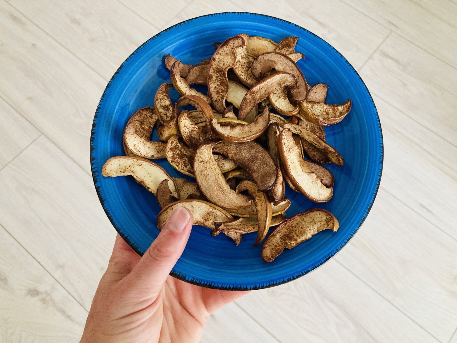 Recept; Makkelijke gedroogde appeltjes (snack)