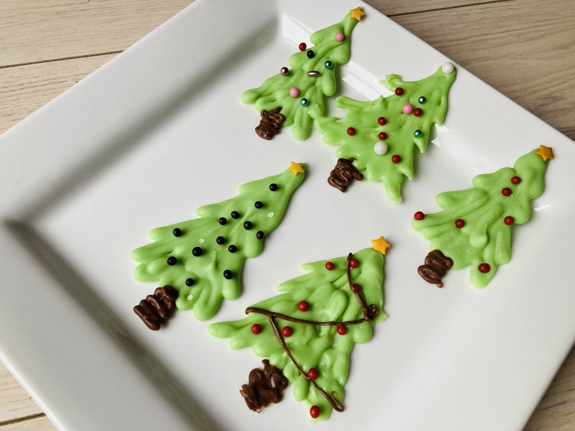 Recept; Kerstboom chocolaatjes