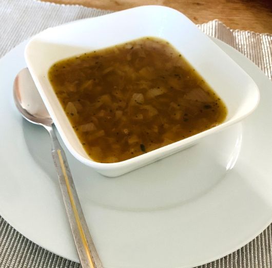 Recept; Makkelijke uiensoep