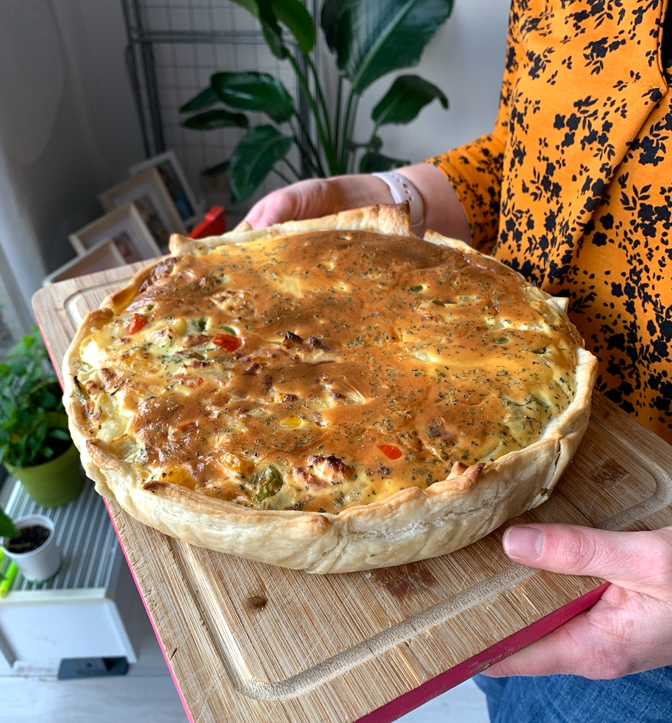 Recept quiche met feta Mediterrane quiche recept