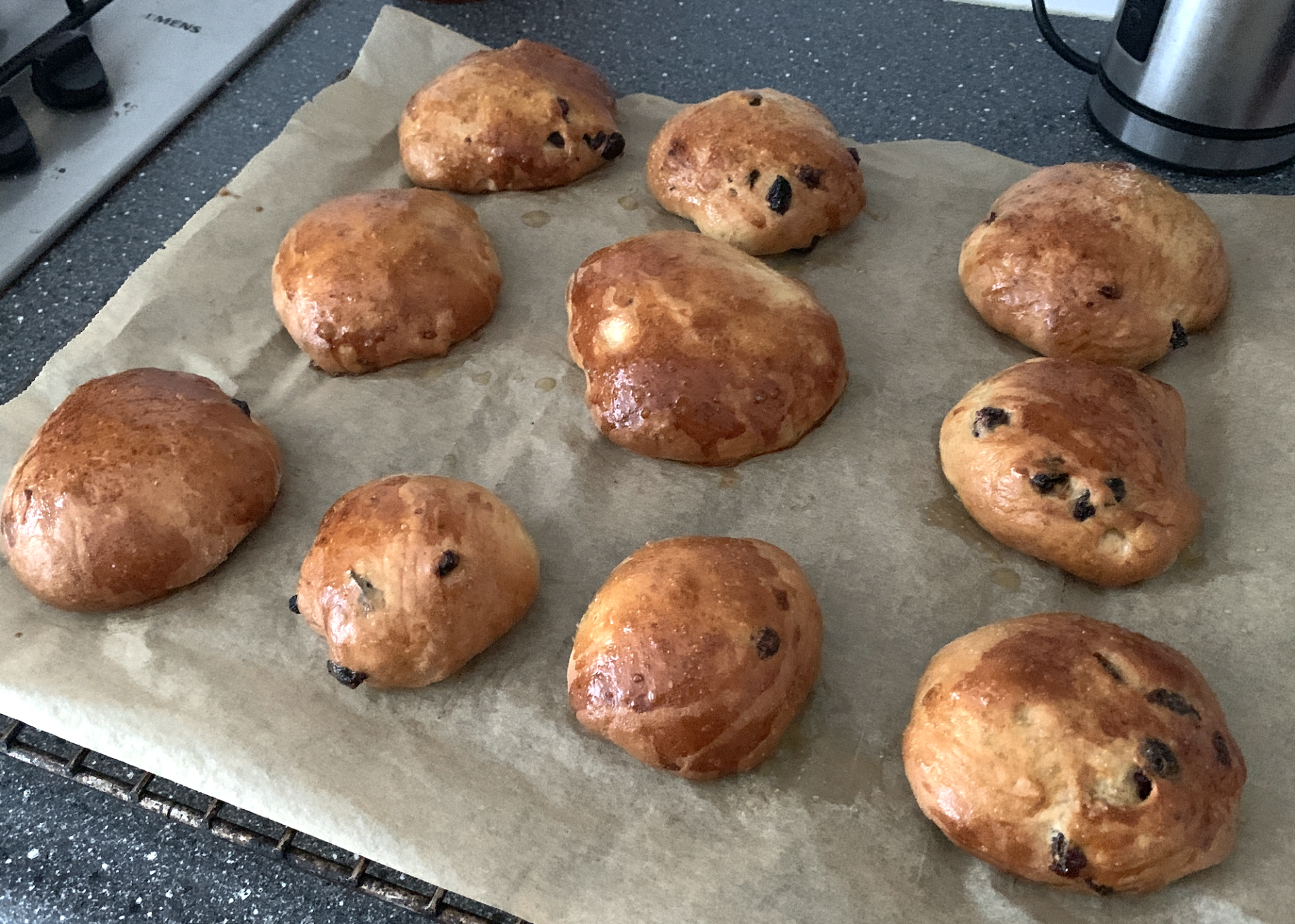 Recept; krentenbollen