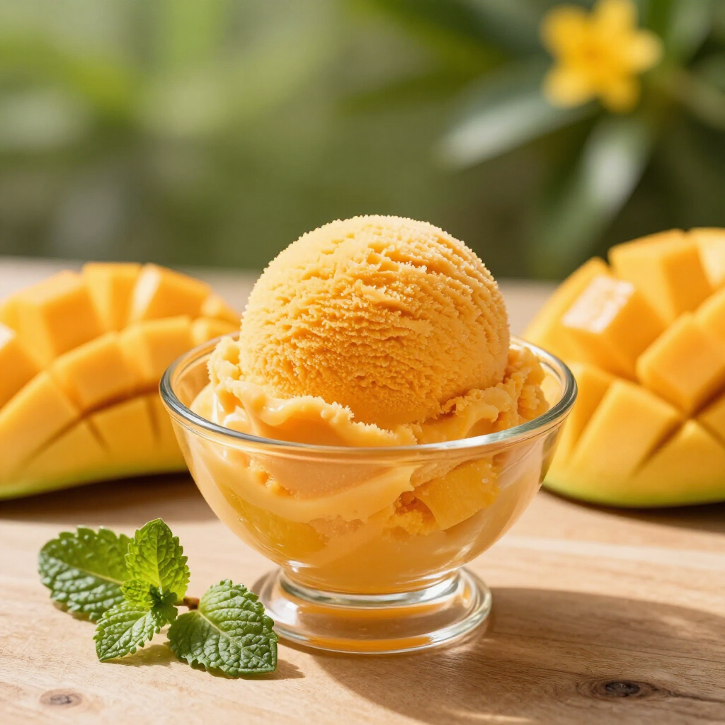 Recept: Makkelijk mango sorbetijs (zonder ijsmachine)