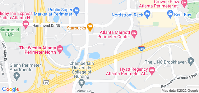 Map of business location