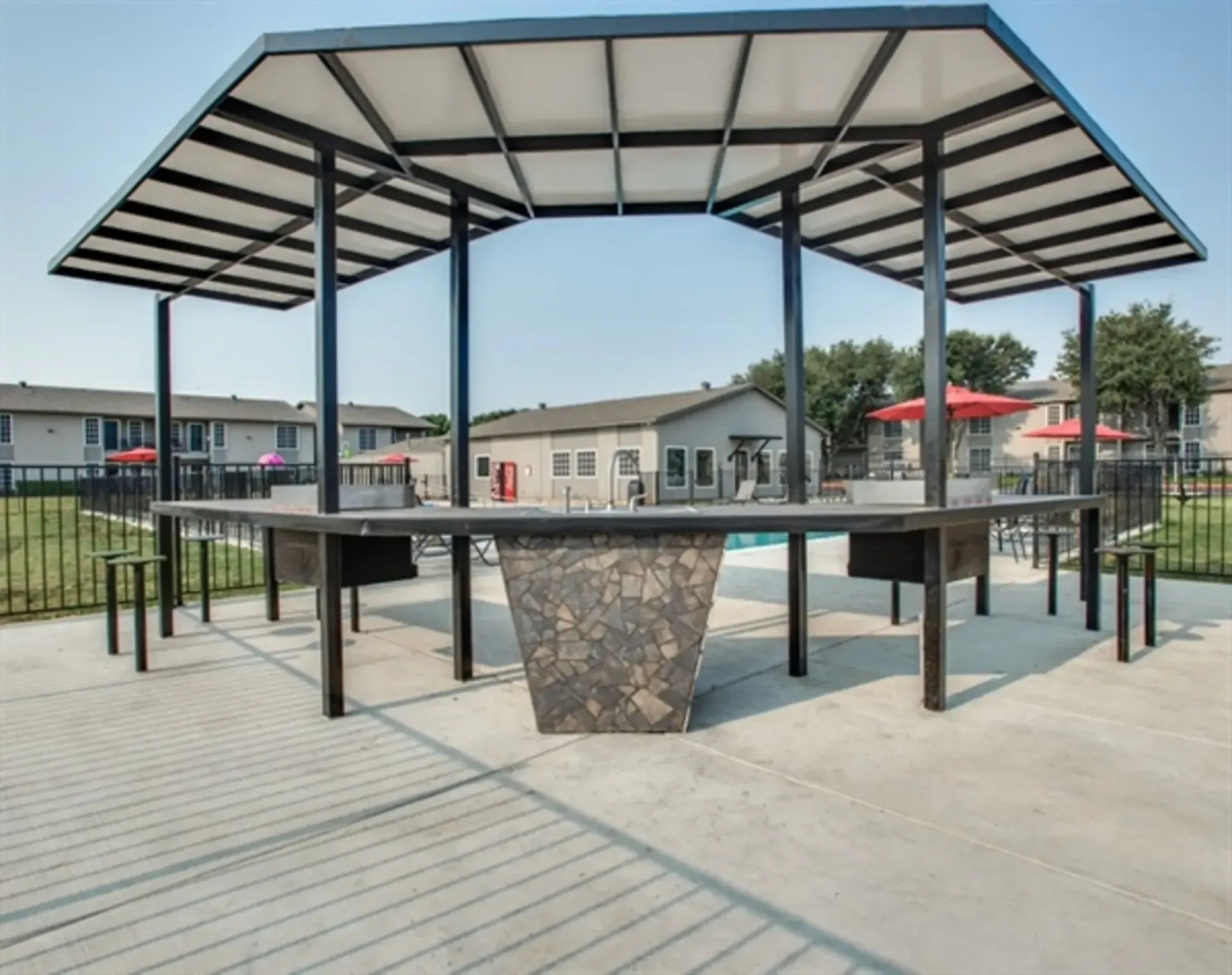 photo of outdoor gathering area
