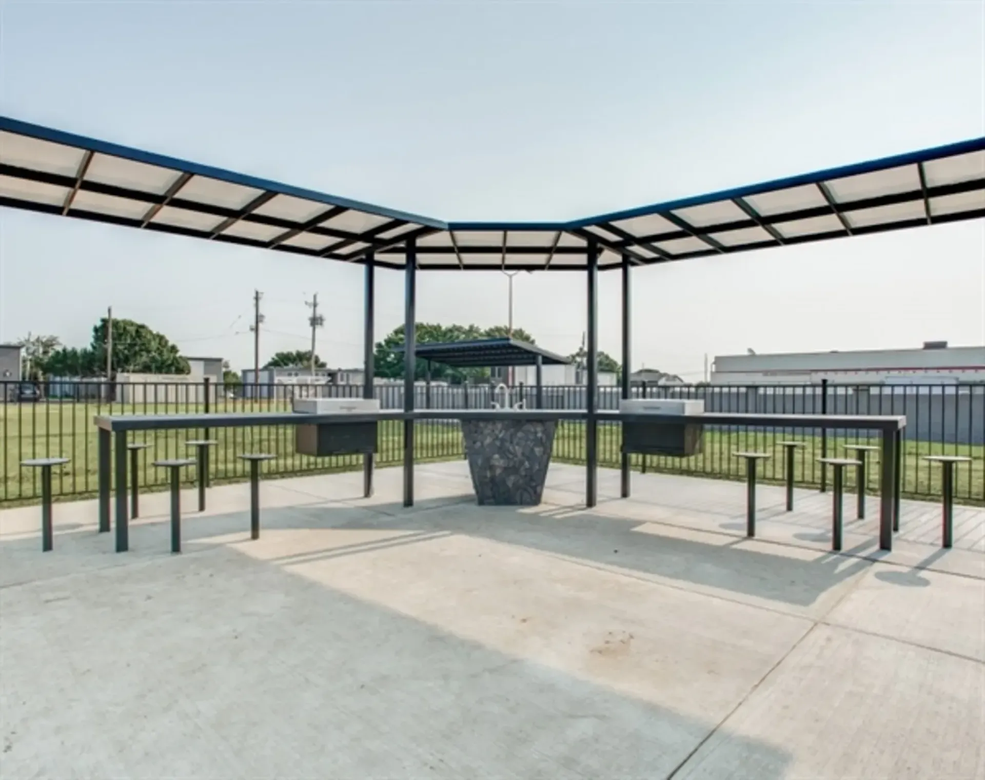 photo of outdoor sitting area