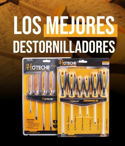 Juegos de destornilladores en exhibición.
