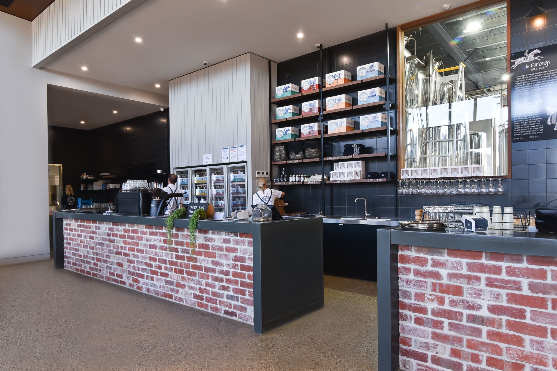 Hospitality venues, bars and breweries