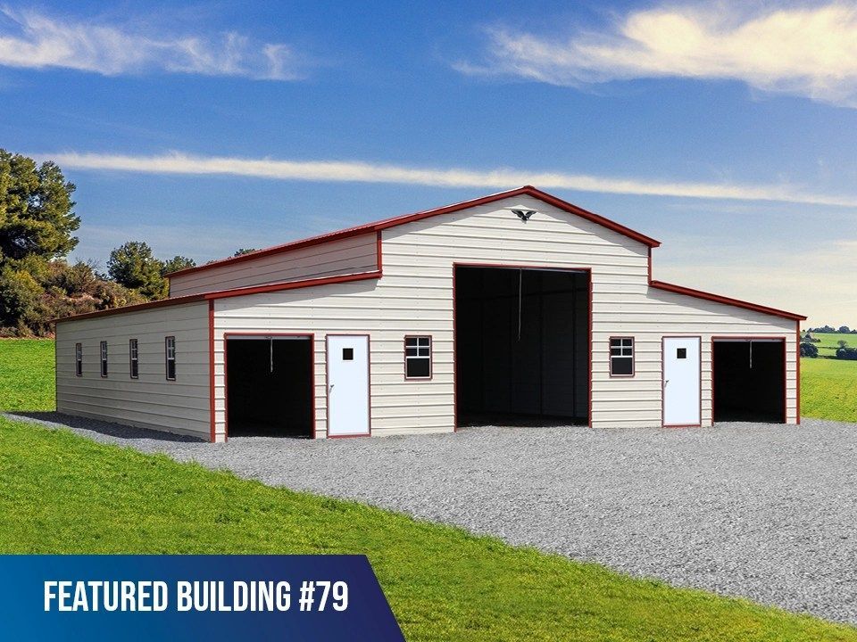 A picture of a building with the number 79 on it