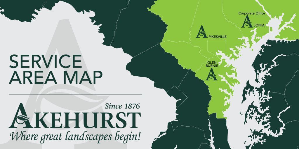 Our Service Area map of Maryland