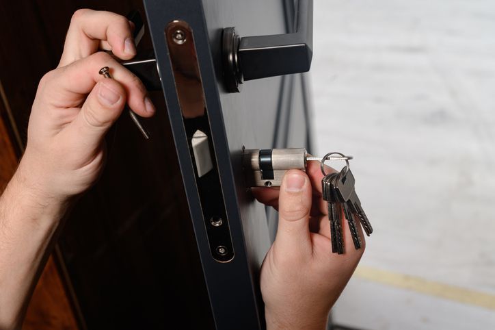 The master installs the core for the door lock