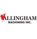 Allingham Machining Inc. logo with red maple leaf and black text