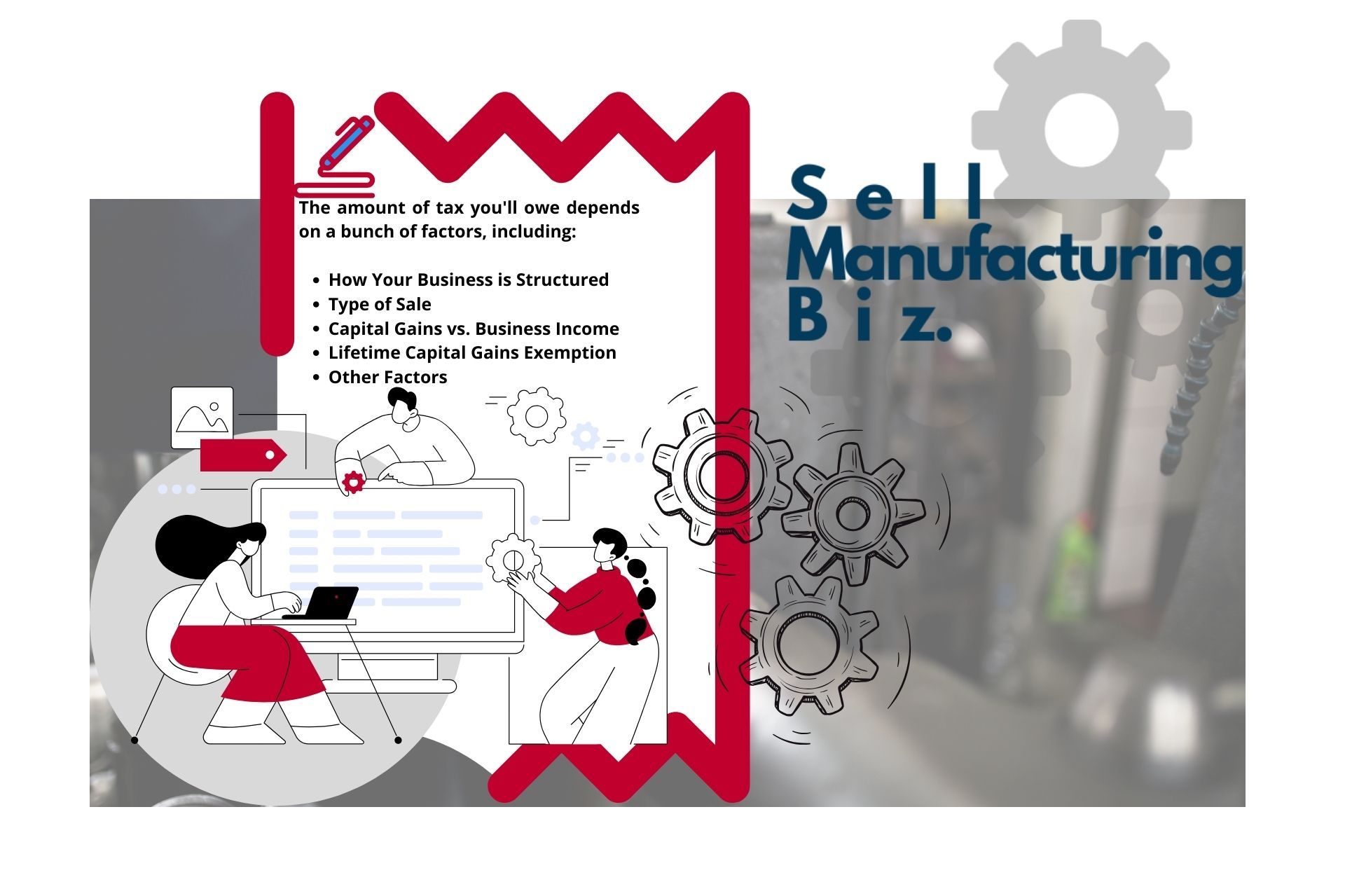 tax implications of selling a business in Canada