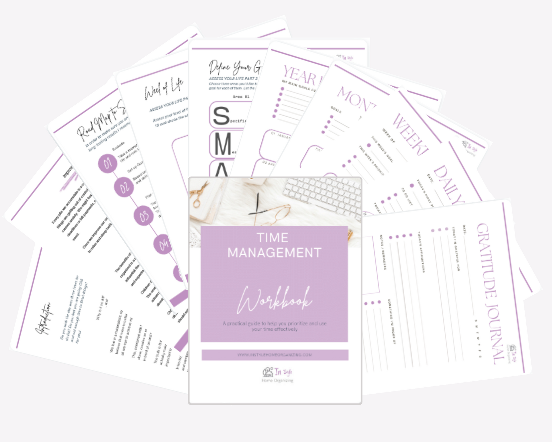 Time Management organizing planning guide designed by a top professional organizer in New Jersey