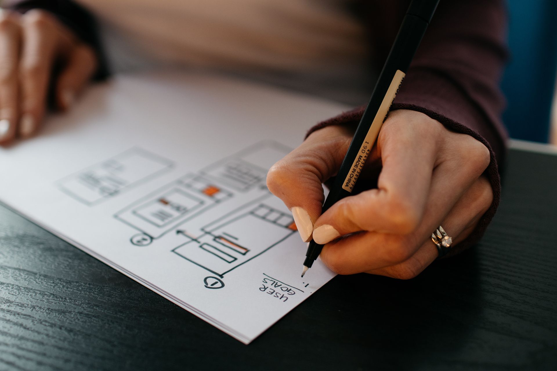 Person Planning Home Organization Project