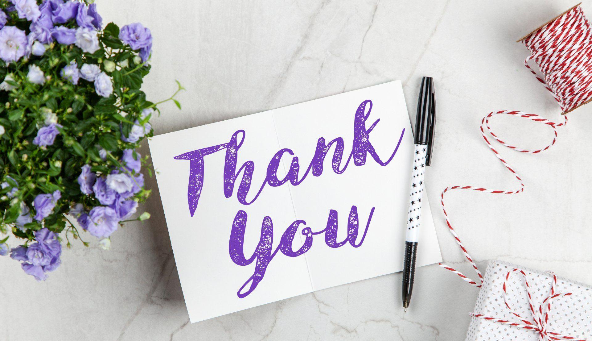 Thank you card