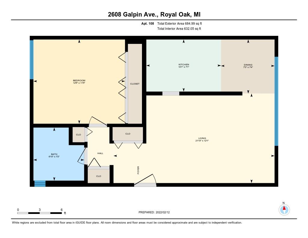 Galpin Apartments - Floor Plan 2