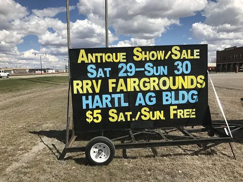 Antique Show/Sale Signage