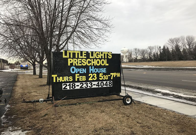 Little Lights Preschool Signage