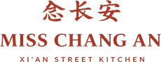 Miss Chang An restaurant logo with Chinese characters and &ldquo;XI&rsquo;AN STREET KITCHEN&rdquo; in red text