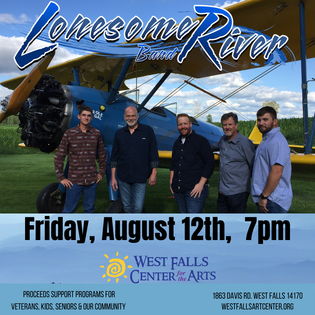 Lonesome River Band concert announcement.