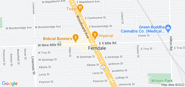 Map of business location