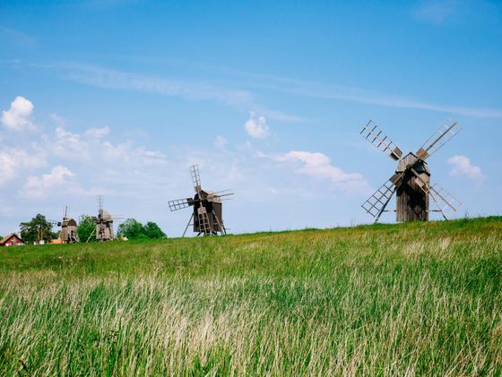 Väderkvarnar på Öland