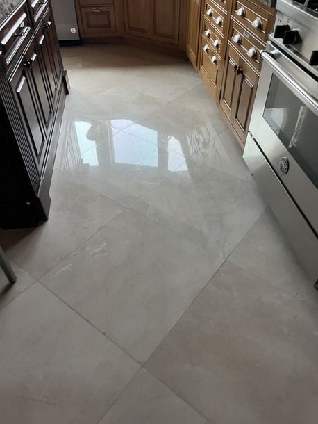 Shine on Marble Floor
