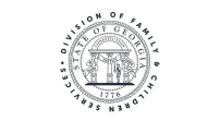 Georgia Division of Family and Children Services circular seal logo on white background