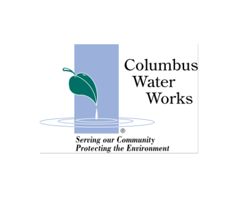 Columbus Water Works logo  “Serving our Community, Protecting the Environment.”