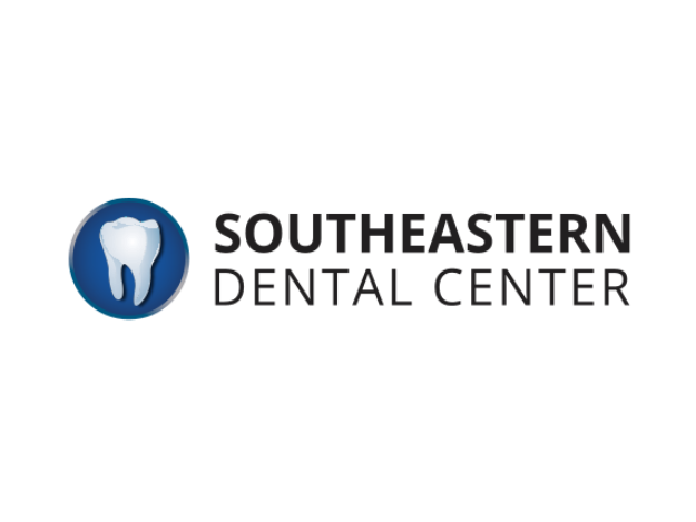 Southeastern Dental Center logo with blue tooth icon and black text