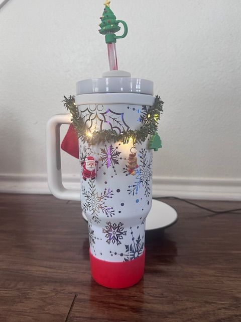 40 oz Christmas Holiday Tumbler