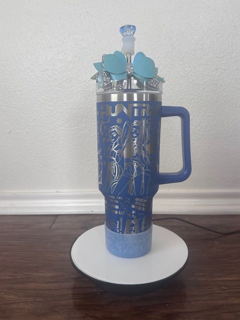 40 oz Blue K-POP Themed Tumbler