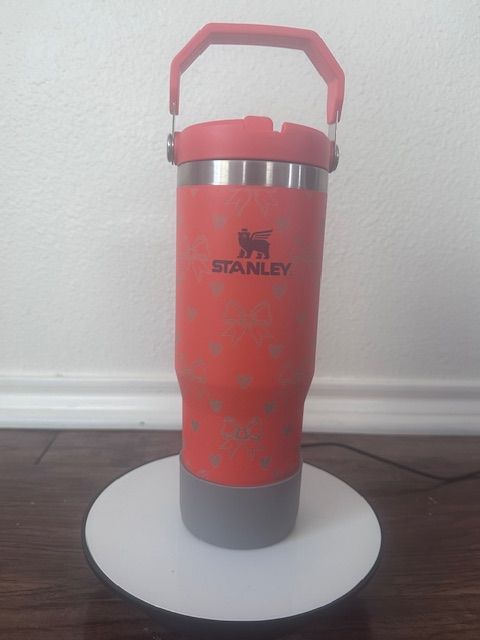 Stanley 30 oz Orange - Bows Themed Tumbler