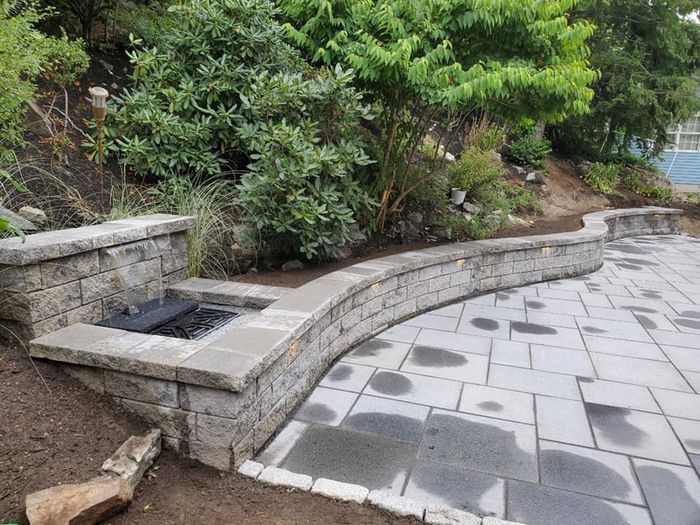 Lawn With Small Pond — Shrewsbury, MA — Warren Landscaping Lawn With Small Pond — Shrewsbury, MA — Warren Landscaping