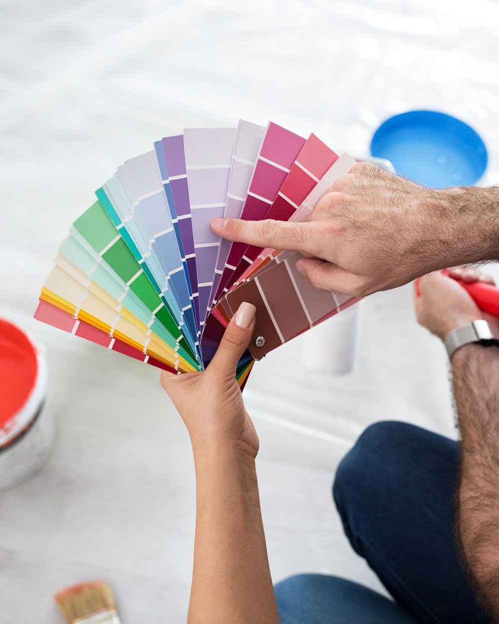 Choosing a Color — Chico, CA — Joe Shaw Painting