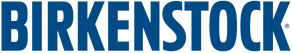 Birkenstock logo in blue text.