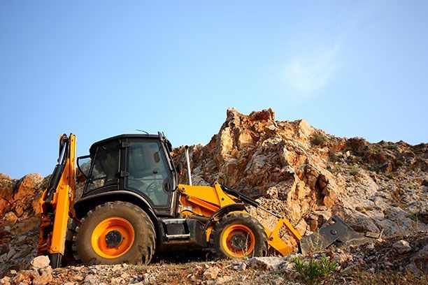 Excavator — Wedgefield, WA — Unicorn Cleaning & Gardening Services Pty Ltd