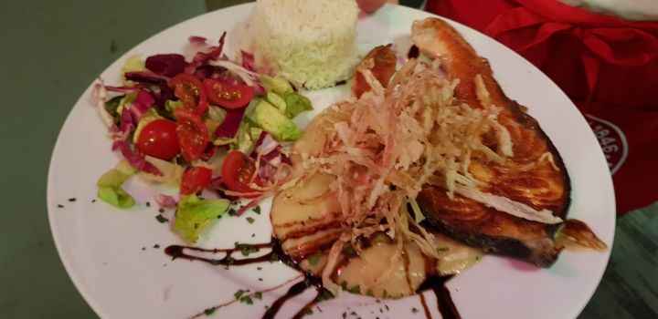 pesce spada con contorno