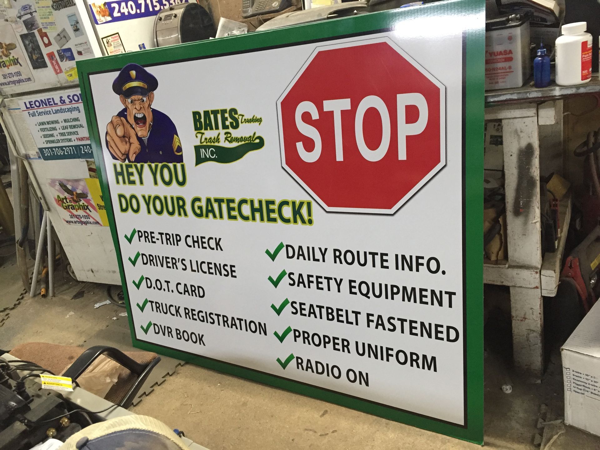 Fence Sign
