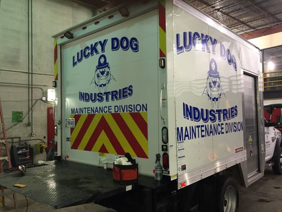 Fleet Lettering Reflective Back