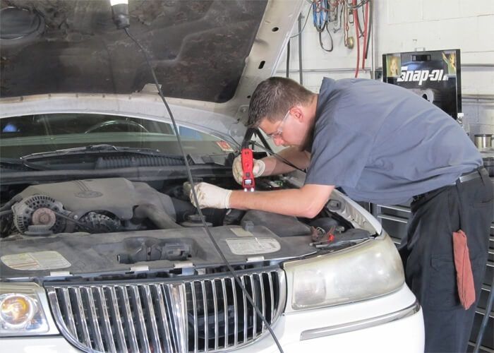 Our Mechanic Working on Engine in Glen Burnie, MD - Maryland Auto & Truck Repair