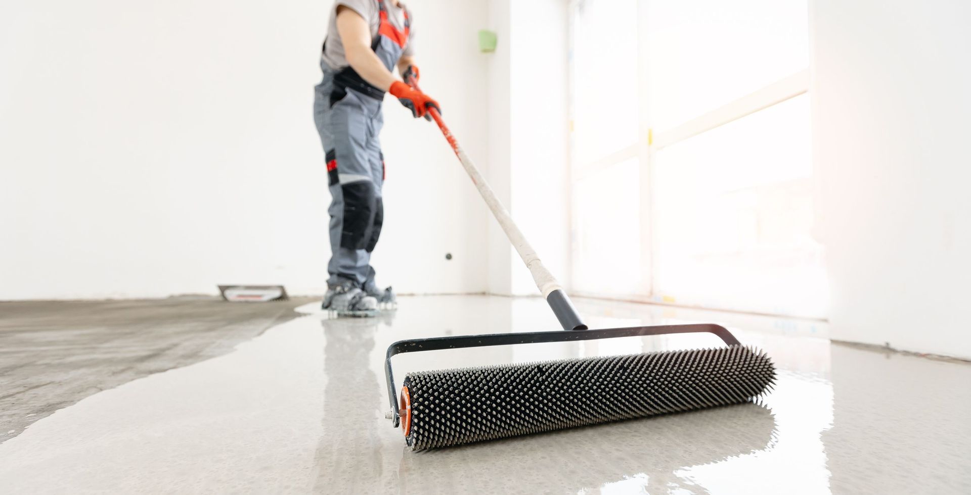 master needle roller new screed concrete
