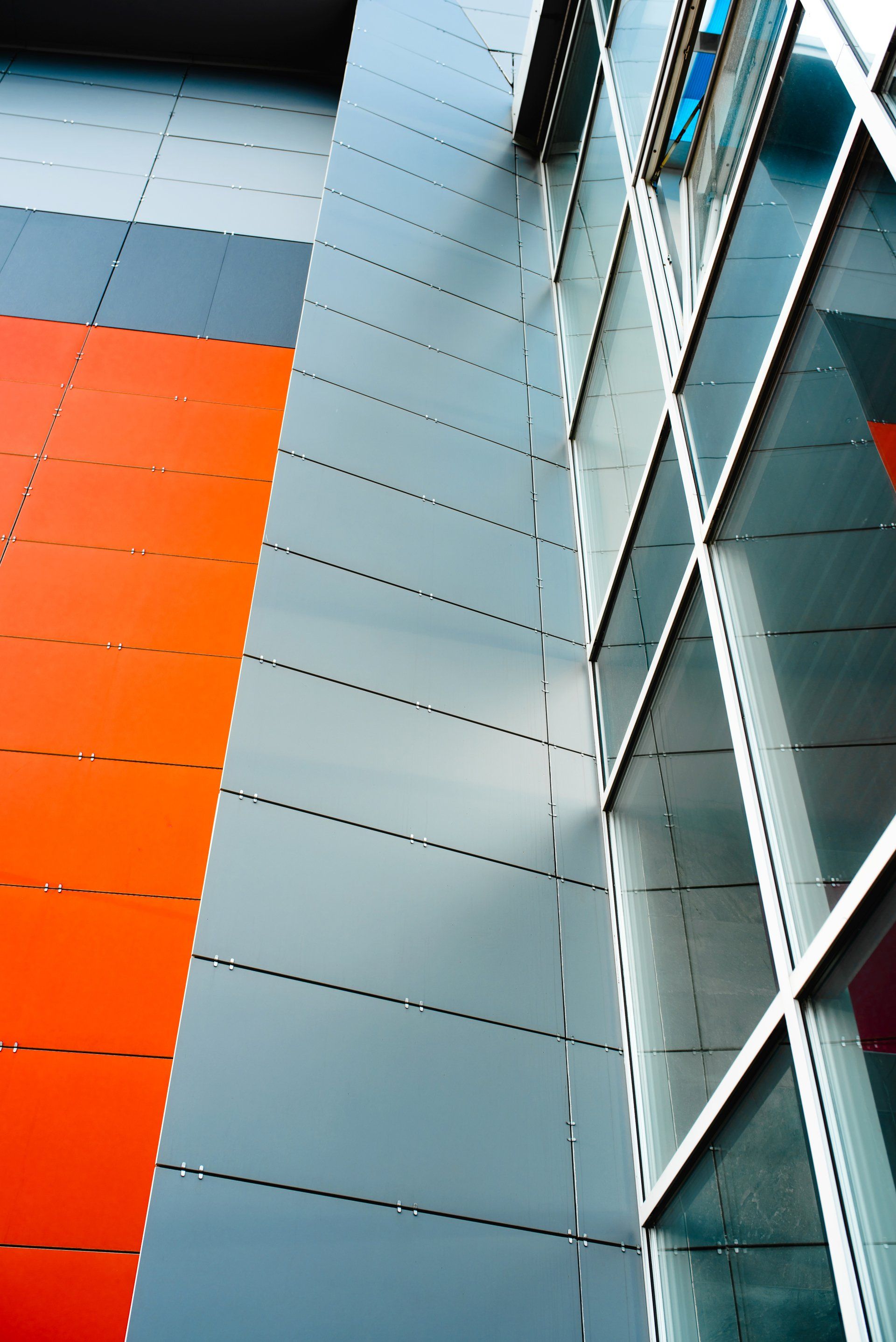 Cladding on a tall building