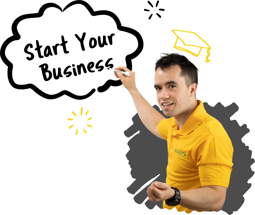 Instructor Using Marker board