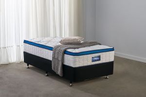 kids bed mattress and a base