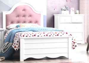 white/pink kids bedroom furniture