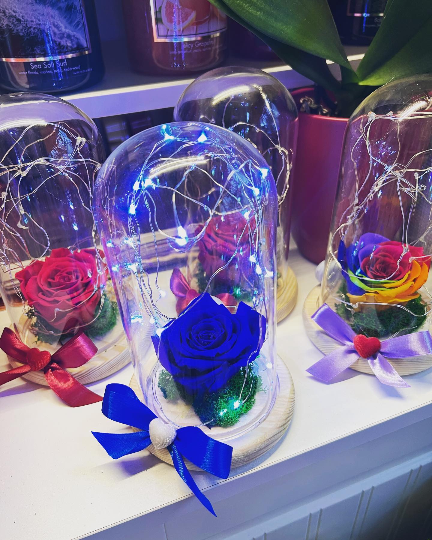 campana con rosa