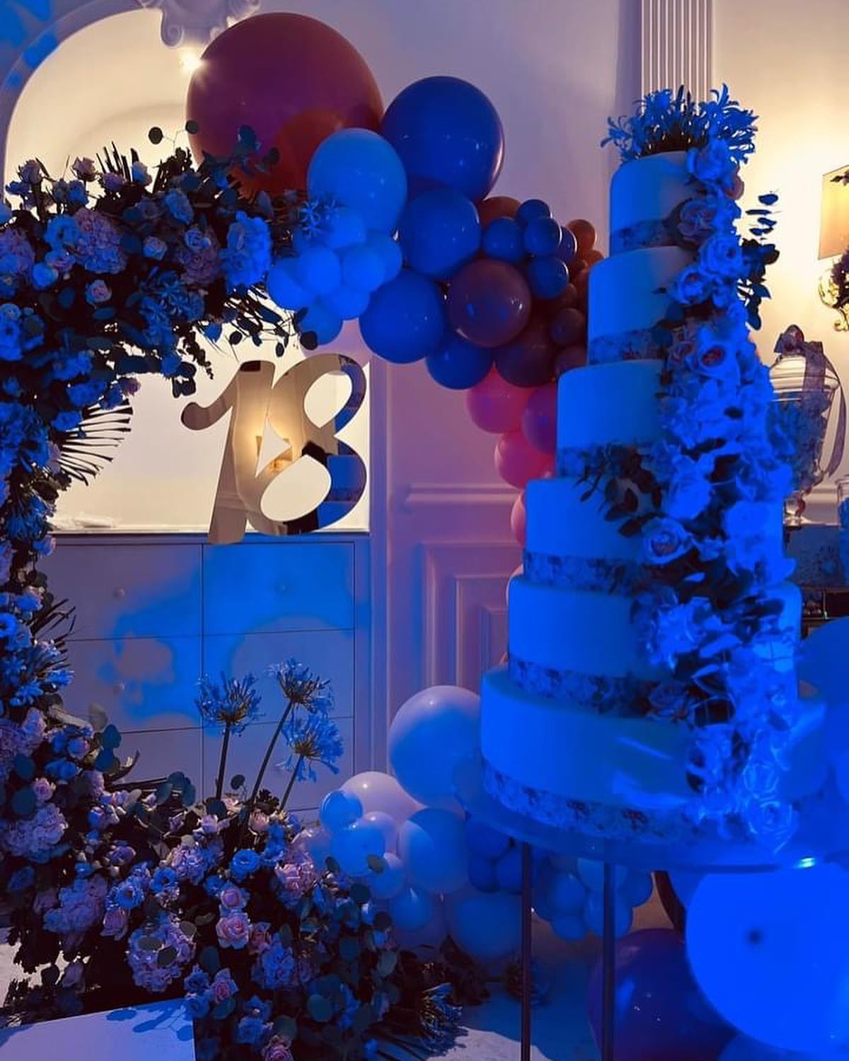 allestimenti compleanno torta